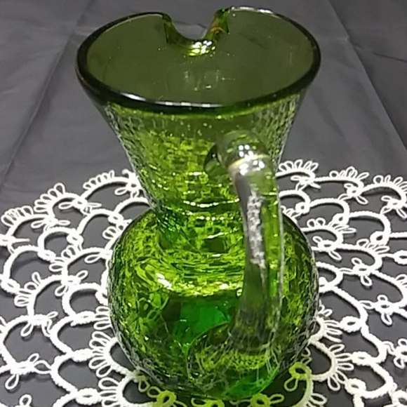 Vintage Crackle Miniature Pitcher - Picture 3 of 4